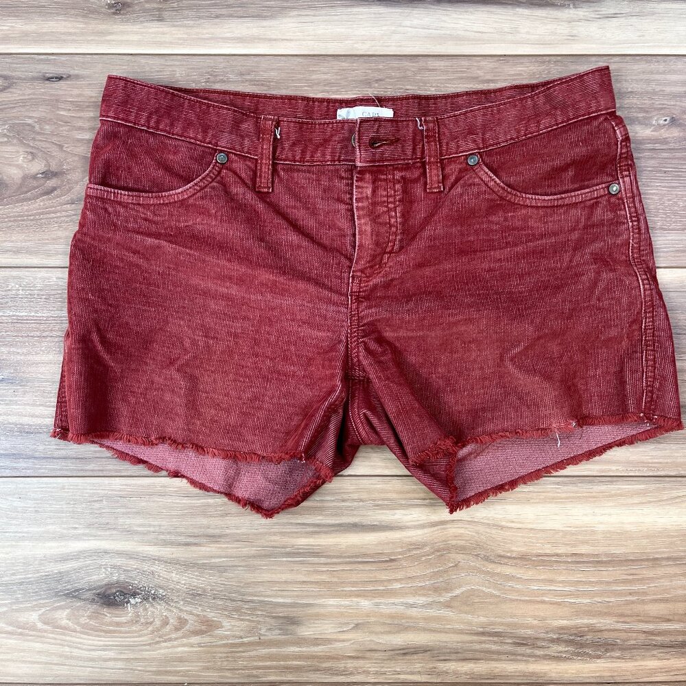 Carve Designs Womens Oahu 4 Inch Corduroy Shorts Rust